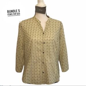 JH Collectibles Starburst Cross Stitch Blouse